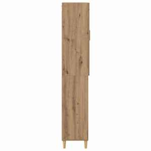 Vysoký bufet Artisanový dub 69,5 x 34 x 180 cm - obrázek 9