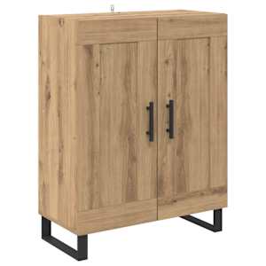 Vysoký bufet Artisanový dub 69,5 x 34 x 180 cm kompozitní dřevo - obrázek 6
