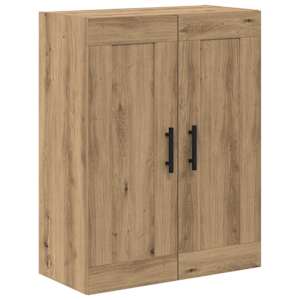 Vysoký bufet Artisanový dub 69,5 x 34 x 180 cm kompozitní dřevo - obrázek 7