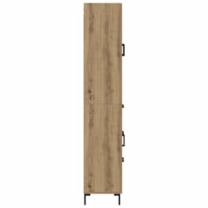 Vysoký bufet se zásuvkou 2 pcs Artisanový dub kompozitní dřevo - obrázek 9
