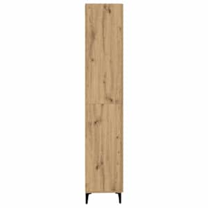 Vysoký bufet Artisanový dub 69,5 x 34 x 180 cm kompozitní dřevo - obrázek 9