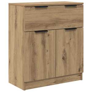 Servírovací skříň 3 pcs Artisanový dub 120 x 30 x 70 cm - obrázek 8