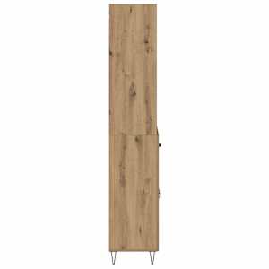 Vysoký bufet 2 pcs Artisanový dub 69,5 x 34 x 180 cm - obrázek 9