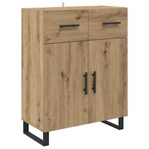 Vysoký bufet 2 pcs Artisanový dub 69,5 x 34 x 180 cm - obrázek 6