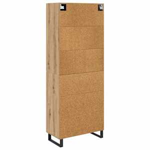 Vysoký bufet 2 pcs Artisanový dub 69,5 x 34 x 180 cm - obrázek 10