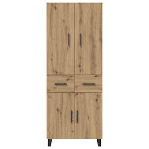 Vysoký bufet 2 pcs Artisanový dub 69,5 x 34 x 180 cm - obrázek 8
