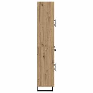 Vysoký bufet 2 pcs Artisanový dub 69,5 x 34 x 180 cm - obrázek 9