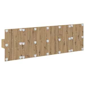 Hlavová část s kabinetem 3 pcs Artisanový dub kompozitní dřevo - obrázek 9