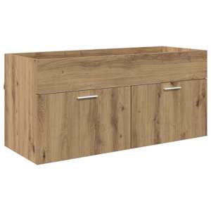 Koupelnová skříň Nástěnný Artisanový dub 100 x 38,5 x 46 cm - obrázek 5