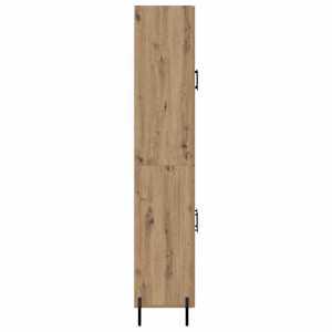 Vysoký bufet Artisanový dub 69,5 x 34 x 180 cm kompozitní dřevo - obrázek 9