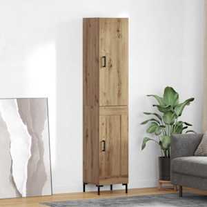 Visok predalnik Umetni hrast 69,5 x 34 x 180 cm Konstruiran les