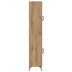 Vysoký bufet Artisanový dub 69,5 x 34 x 180 cm kompozitní dřevo - obrázek 9