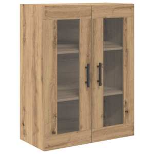 Vysoký bufet 2 ks Artisanový dub 69,5 x 34 x 180 cm - obrázek 7