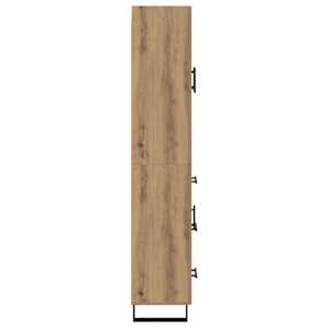 Vysoký bufet 2 ks Artisanový dub 69,5 x 34 x 180 cm - obrázek 9
