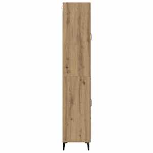Vysoký bufet Artisanový dub 69,5 x 34 x 180 cm kompozitní dřevo - obrázek 7