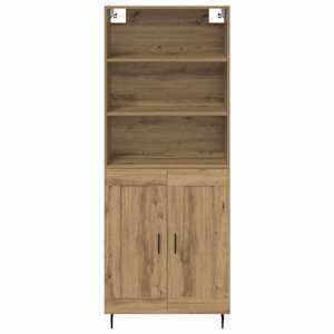 Vysoký bufet 2 pcs Artisanový dub 69,5 x 32,5 x 180 cm - obrázek 8