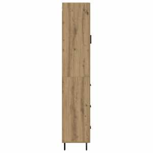 Vysoký bufet Artisanový dub 34,5 x 34 x 180 cm kompozitní dřevo - obrázek 9