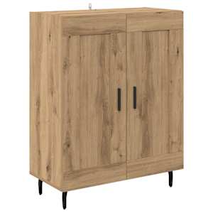 Vysoký bufet 2 pcs Artisanový dub kompozitní dřevo - obrázek 6