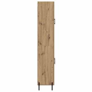 Vysoký bufet Artisanový dub 69,5 x 34 x 180 cm kompozitní dřevo - obrázek 9