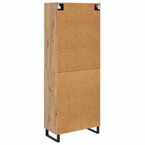 Vysoký bufet 2 pcs Artisanový dub 69,5 x 34 x 180 cm - obrázek 10