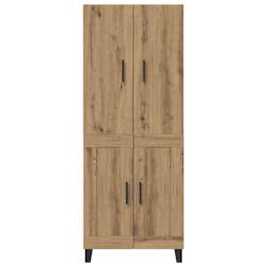 Vysoký bufet 2 pcs Artisanový dub 69,5 x 34 x 180 cm - obrázek 8