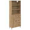 vidaXL K&otilde;rgushein 2 tk K&auml;sit&ouml;&ouml;puu 69,5 x 32,5 x 180 cm Tehispuit
