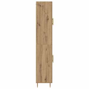 Vysoký bufet 2 pcs Artisanový dub kompozitní dřevo - obrázek 9