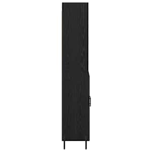 Vysoký bufet Černý dub 69,5 x 34 x 180 cm kompozitní dřevo - obrázek 9