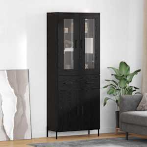 Visok predalnik s predalom Črna Orehovina 69,5 x 34 x 180 cm