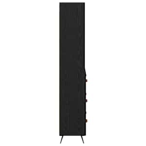 Vysoký bufet Černý dub 69,5 x 34 x 180 cm kompozitní dřevo - obrázek 9