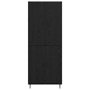 Vysoký bufet 2 ks Černý dub 69,5 x 34 x 180 cm Kompozitní dřevo - obrázek 8