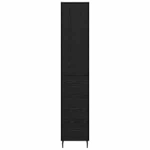 Vysoký bufet Černý dub 34,5 x 34 x 180 cm kompozitní dřevo - obrázek 8
