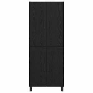 Vysoký bufet 2 pcs Černý dub 69,5 x 34 x 180 cm - obrázek 8