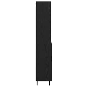 Vysoký bufet 2 ks Černý dub 69,5 x 34 x 180 cm Kompozitní dřevo - obrázek 9