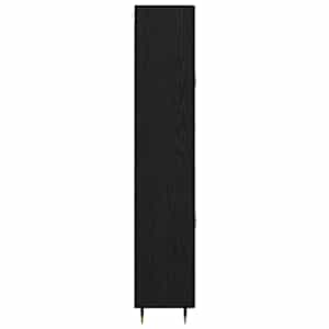 Vysoký bufet Černý dub 69,5 x 34 x 180 cm kompozitní dřevo - obrázek 9