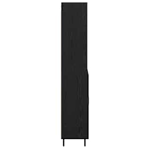 Vysoký bufet Černý dub 69,5 x 34 x 180 cm kompozitní dřevo - obrázek 9