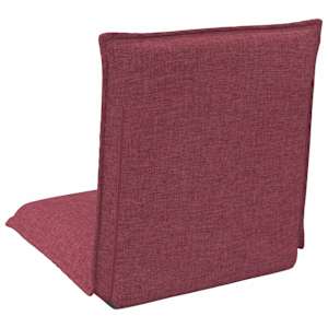 Nastavitelná podlahová židle Víno Červené Textil - obrázek 6