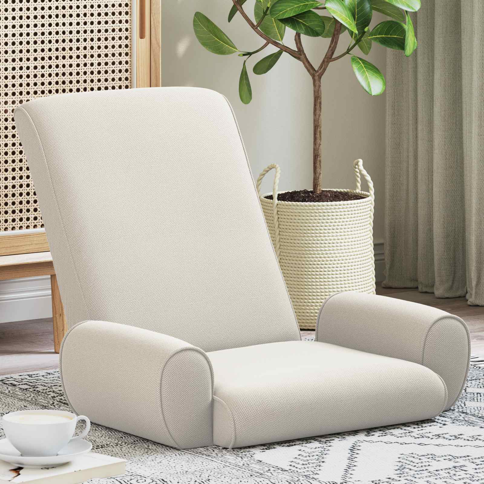 Gulvstol Havregryn 68 x 51 x 56 cm Kornet Velour