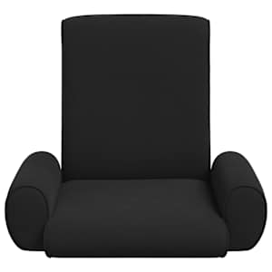 Nastavitelná podlahová židle Černá Hladký Velvet - obrázek 4