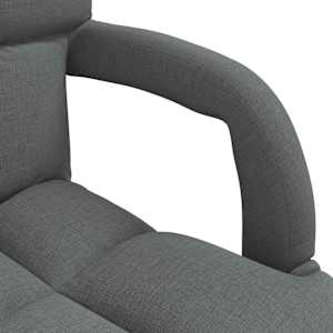 Nastavitelná podlahová židle s područkama Textil - obrázek 7