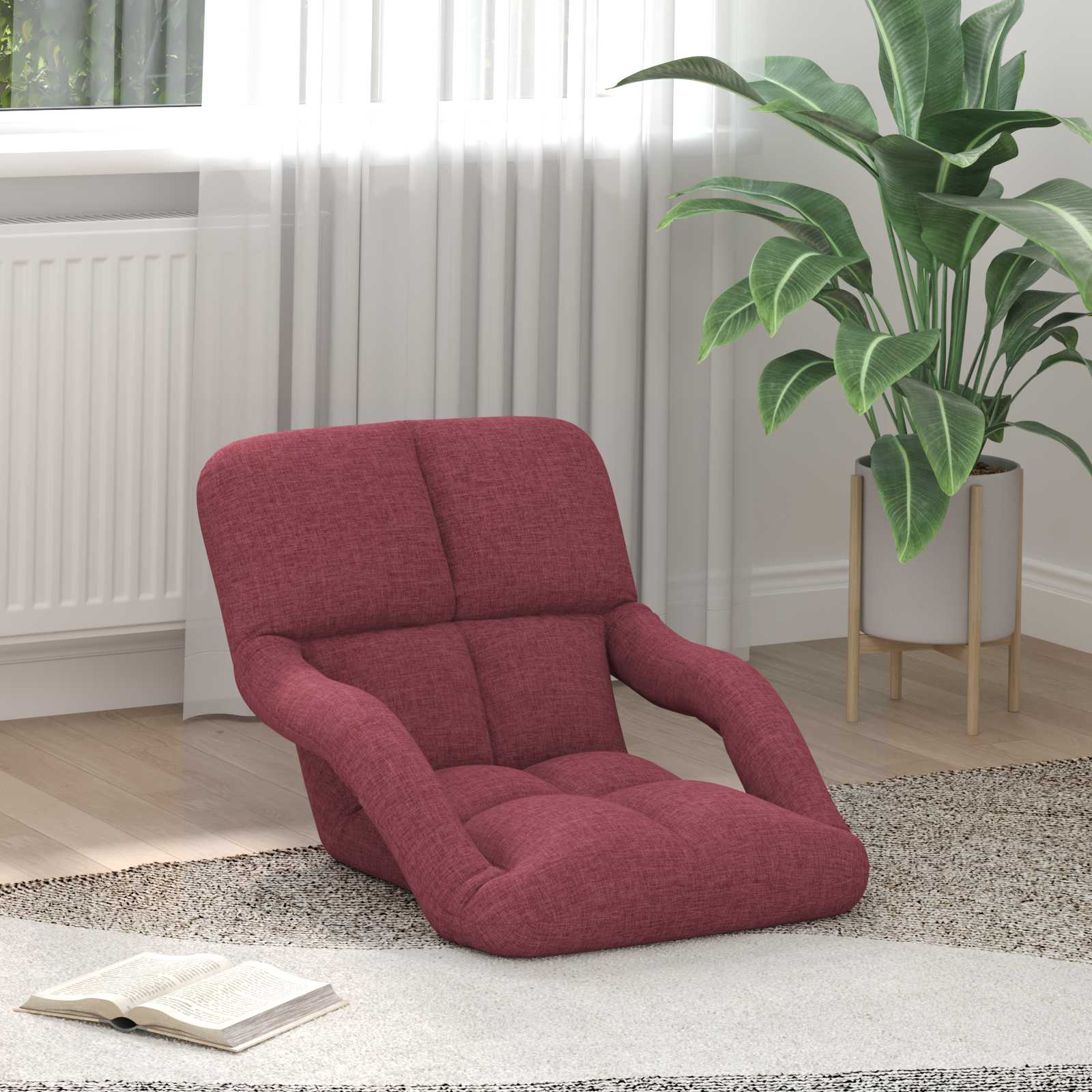 Justerbar Gulvstol Vinrød 58 x 62 x 58 cm Stof