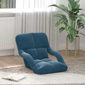 Tlorisni stol Modra 58 x 62 x 58 cm Žamet