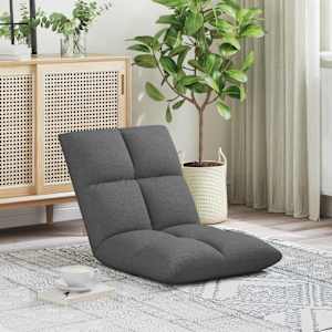 Tlorisni stol Temno siva 50 x 61 x 57 cm blago