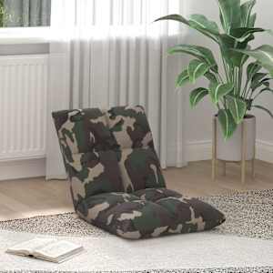 Tlorisni stol Vojaška zelena 50 x 61 x 57 cm blago