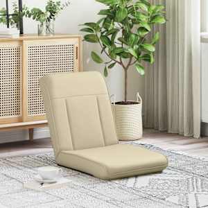 Tlorisni stol krema 50 x 73 x 60 cm Umjetno usnje