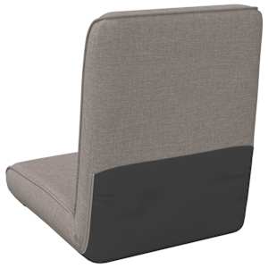 Nastavitelná podlahová židle Taupe Textil - obrázek 6