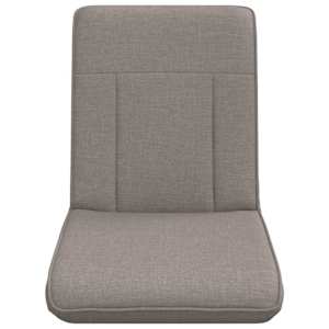 Nastavitelná podlahová židle Taupe Textil - obrázek 4