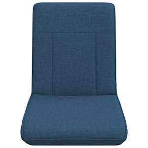 Nastavitelná podlahová židle Modrá Textil - obrázek 4