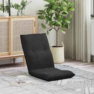 Tlorisni stol Črna 46 x 50 x 61 cm Žamet