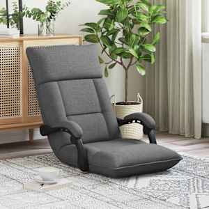 Tlorisni stol Temno siva 66 x 66 x 80 cm blago